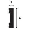 SX162 ORAC Duropolymer Plinth L200 x H4 x L1 cm ORAC DECOR 2 - Cimaise Tableau 
