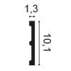 SX163 ORAC Duropolymer Plinth L200 x H10.1 x L1.3 cm ORAC DECOR 2 - Cimaise Tableau 