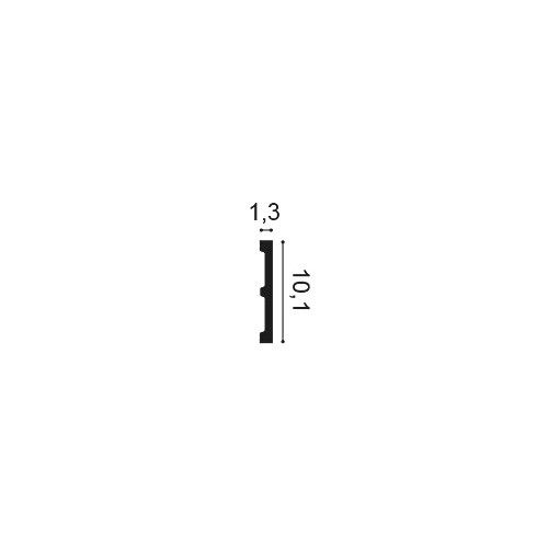 SX163 ORAC Duropolymer Plinth L200 x H10.1 x L1.3 cm ORAC DECOR 2 - Cimaise Tableau