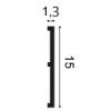 SX168 ORAC Duropolymer L200 x H15.1 x L1.4 cm ORAC DECOR 2 - Cimaise Tableau 