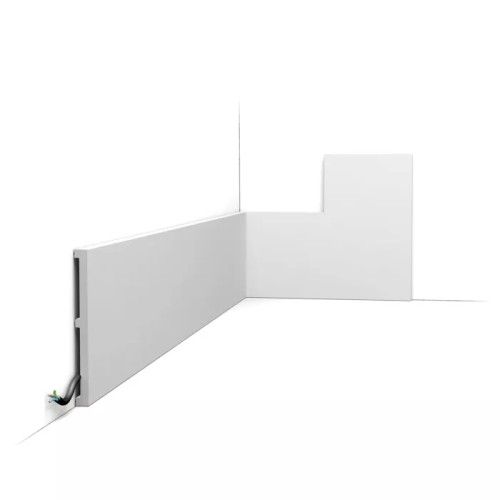 SX168 ORAC Duropolymer Skirting Board L200 x H15.1 x W1.4 cm ORAC DECOR 1 - Cimaise Tableau