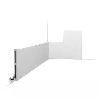 SX168 ORAC Battiscopa in Duropolymer L200 x H15,1 x L1,4 cm ORAC DECOR 1 - Cornice per Quadri