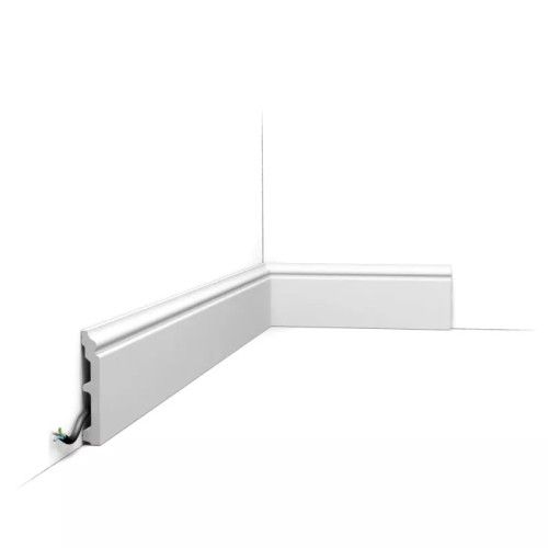 SX173-RAL9003 Plinth Duropolymer L200 x H10 x L1.6 cm ORAC DECOR 1 - Cimaise Tableau