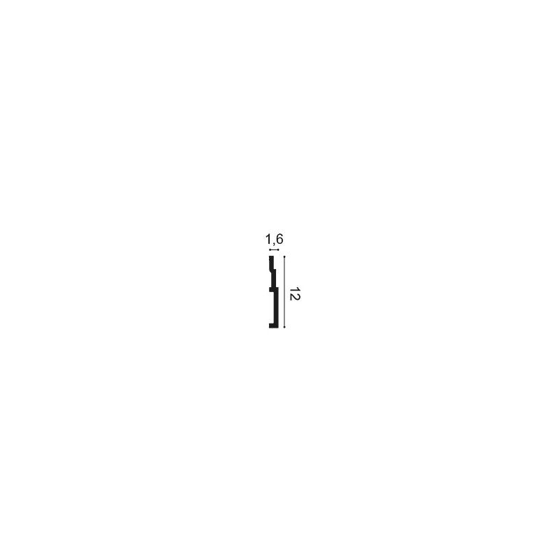 SX180 ORAC Plinth Duropolymer L200 x H12 x L1.6 cm ORAC DECOR 2 - Cimaise Tableau 