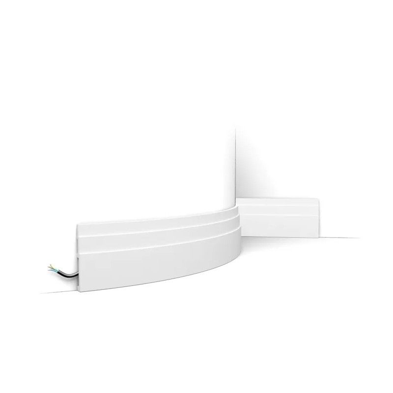 SX180F ORAC Battiscopa flessibile Flex L200 x H12 x L1,6 cm ORAC DECOR 1 - Cimaise Tableau 