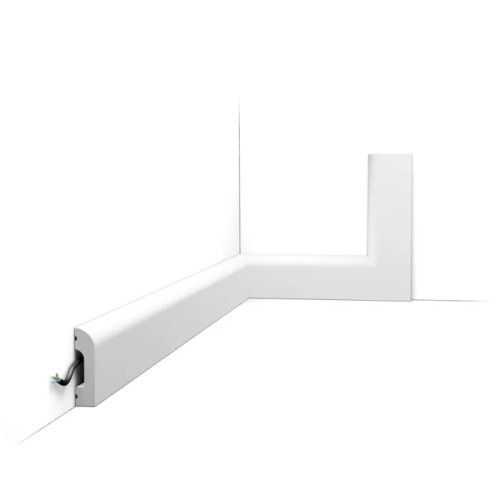 SX182 ORAC Battiscopa Duropolymer L200 x H5 x P1,3 cm ORAC DECOR 1 - Cornice Quadro