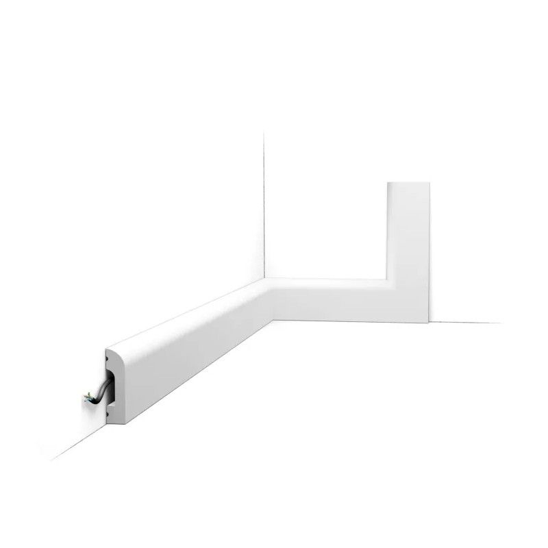 SX182 ORAC Battiscopa in Duropolymer L200 x H5 x L1,3 cm ORAC DECOR 1 - Cimaise Tableau 