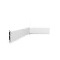 SX183 ORAC Battiscopa Duropolymer L200 x H7,5 x L1,3 cm ORAC DECOR 4 - Cornice da Tavolo