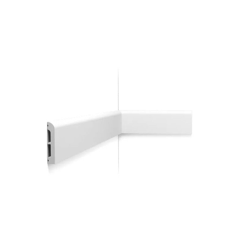 SX183-RAL9003 ORAC Plinthe RAL9003 Duropolymer L200 x H7,5 x L1,3 cm ORAC DECOR 3 - Cimaise Tableau 