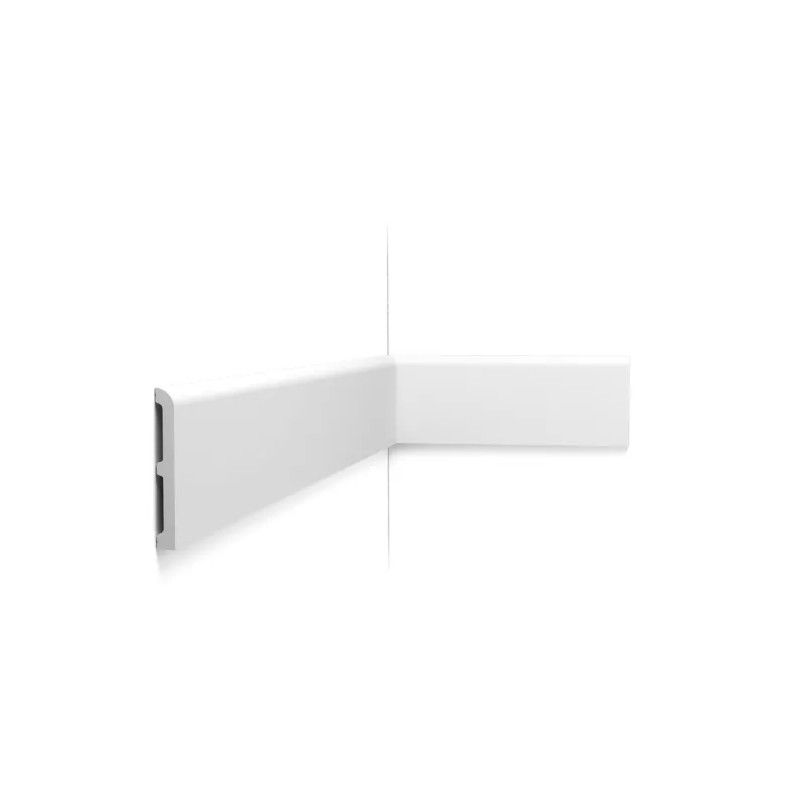 SX184 ORAC Battiscopa Duropolymer L200 x H11 x L1,3 cm ORAC DECOR 4 - Cornice Quadro