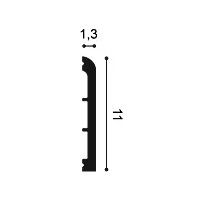SX184F ORAC Plinth Flexible Flexible L200 x H11 x L1,3 cm ORAC DECOR 2 - Cimaise Tableau