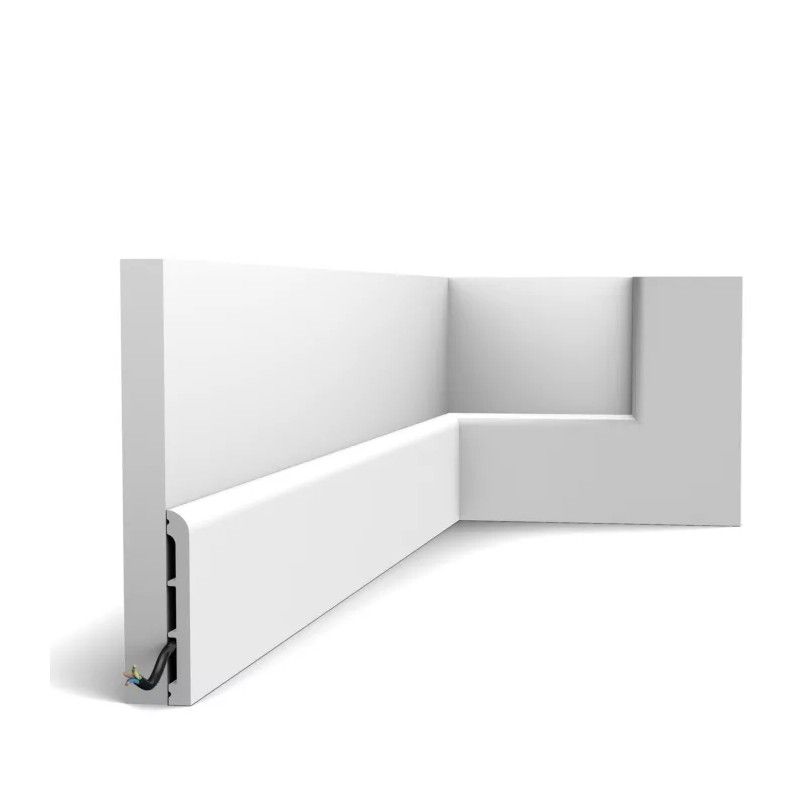 SX184-RAL9003 ORAC Plinthe RAL9003 Duropolymer L200 x H11 x L1,3 cm ORAC DECOR 3 - Cimaise Tableau 