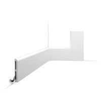 SX184-RAL9003 ORAC Battiscopa RAL9003 Duropolymer L200 x H11 x L1,3 cm ORAC DECOR 1 - Cornice per quadri