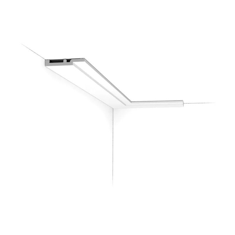 SX187 ORAC Battiscopa in Duropolymer L200 x H7,5 x L1,2 cm ORAC DECOR 3 - Cimaise Tableau 