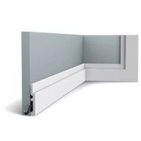 SX187 ORAC Battiscopa in Duropolymer L200 x H7,5 x L1,2 cm ORAC DECOR 4 - Cimaise Tableau 