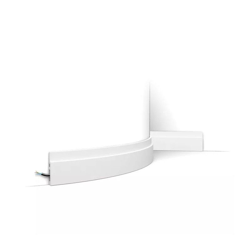 SX187F ORAC Flexible baseboard Flex L200 x H7.5 x L1,2 cm ORAC DECOR 1 - Cimaise Tableau 