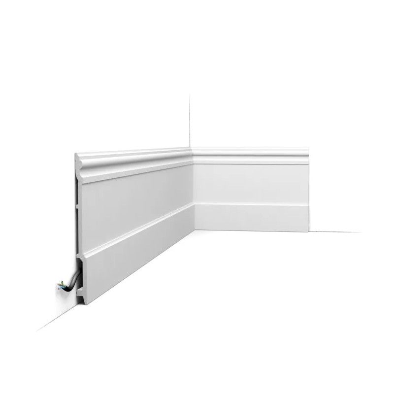 SX191 ORAC Battiscopa Duropolymer L200 x H21 x P2,1 cm ORAC DECOR 1 - Cornice per quadri