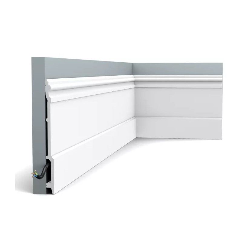 SX191 ORAC Battiscopa Duropolymer L200 x H21 x L2,1 cm ORAC DECOR 3 - Cornice per quadri  