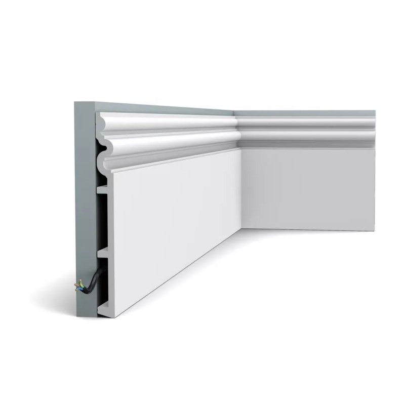 SX193 ORAC Plinthe Duropolymer L200 x H25 x L2,2 cm ORAC DECOR 3 - Cimaise Tableau 