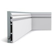 SX193 ORAC Battiscopa Duropolymer L200 x H25 x P2,2 cm ORAC DECOR 3 - Cornice per Quadro