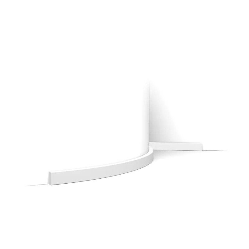 SX194F ORAC Battiscopa flessibile Flex L200 x H2 x L1 cm ORAC DECOR 1 - Cimaise Tableau 