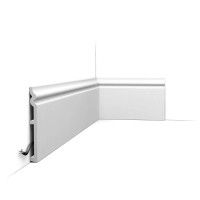 SX206 ORAC Battiscopa Duropolymer L200 x H18 x P1,8 cm ORAC DECOR 1 - Cornice per Quadro