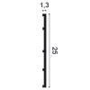 SX207 ORAC Plinthe Duropolymer L200 x H25 x L1,3 cm ORAC DECOR 3 - Cimaise Tableau 