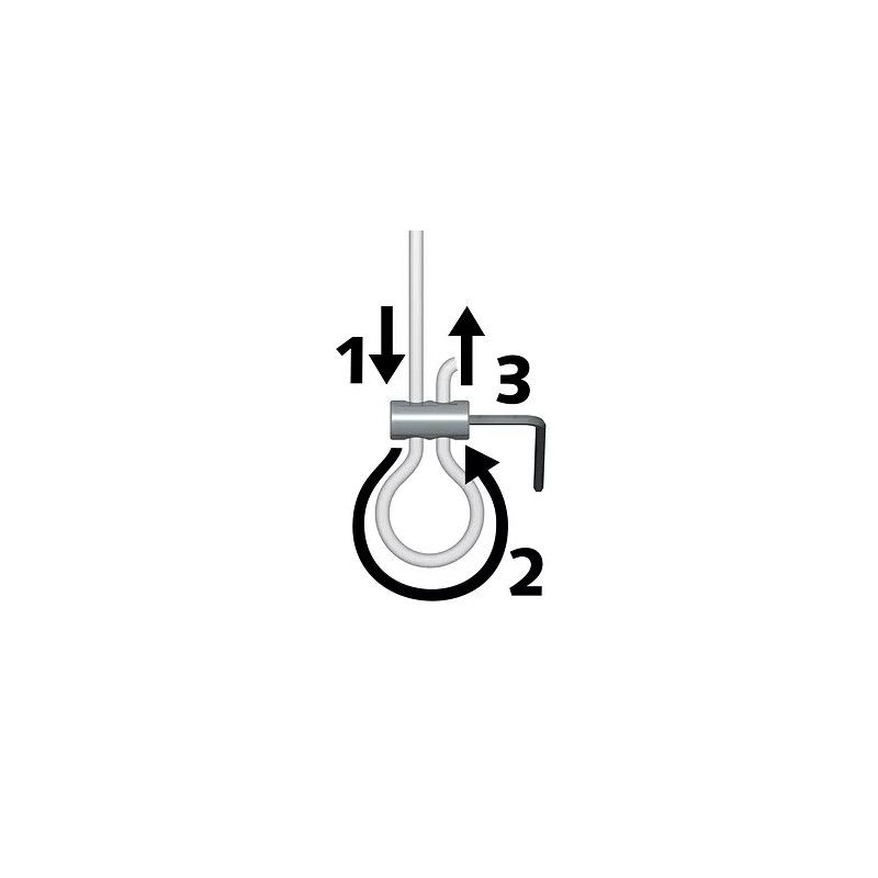 Loop Maker: creación de bucle con cable de nailon. ARTI TEQ 2 - Cimaise Tableau 