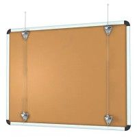 Set accrochage panneau blanc ARTI TEQ 1 - Cimaise Tableau 