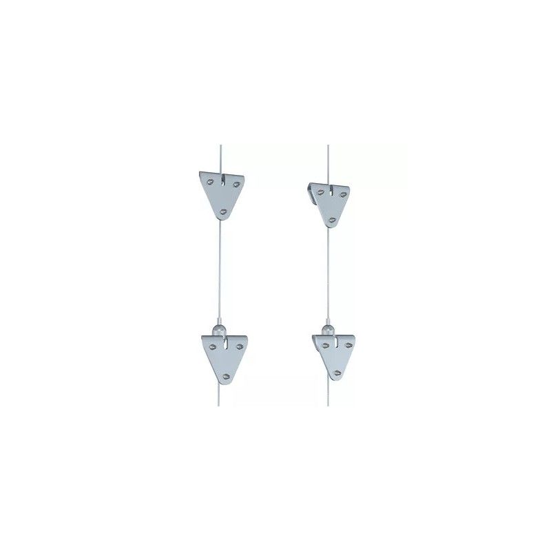 Set lavagna: Set di fissaggio pannello bianco ARTI TEQ 2 - Cimice Tavolo