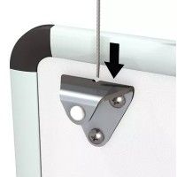 Set lavagna: Set di attaccaglia lavagna bianca ARTI TEQ 8 - Cimaise Tableau 