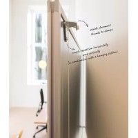 Set accrochage panneau blanc ARTI TEQ 14 - Cimaise Tableau 