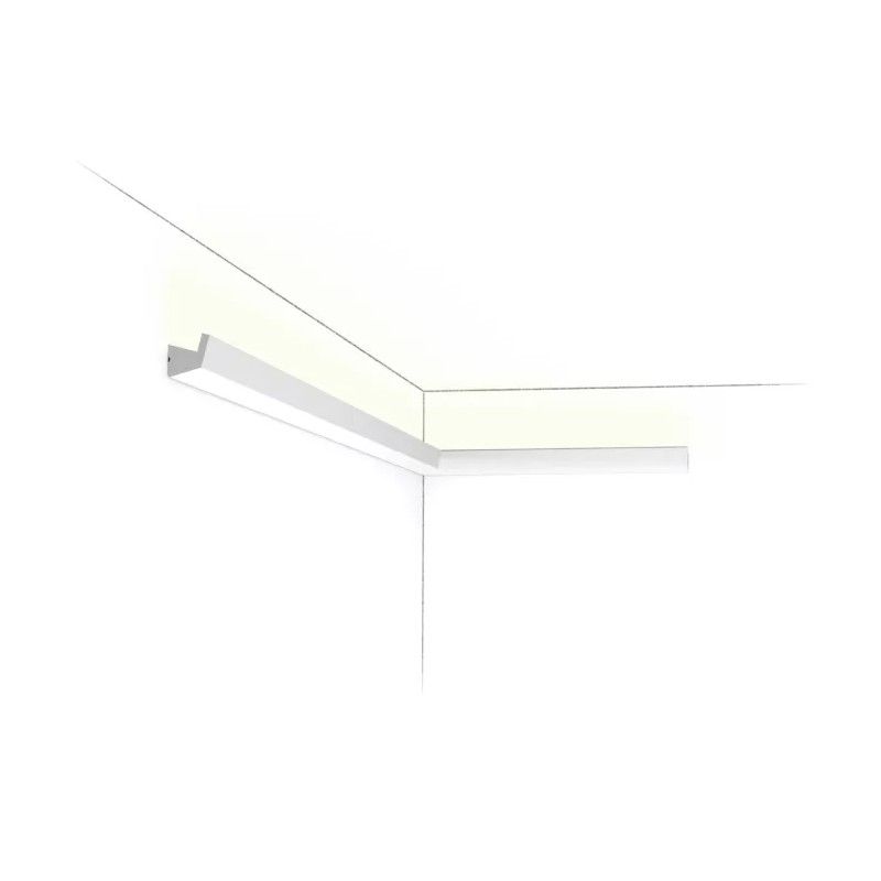 CX189 Eclairage indirect Durofoam L200 x H2,7 x L2,7 cm ORAC DECOR 1 - Cimaise Tableau