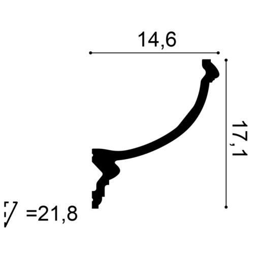 C900 ORAC Iluminación indirecta Purotouch L200 x H17.1 x L14.6 cm ORAC DECOR 3 - Cimaise Tableau 