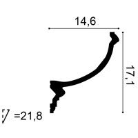 C900 ORAC Illuminazione indiretta Purotouch L200 x H17,1 x L14,6 cm ORAC DECOR 3 - Cornice per quadri