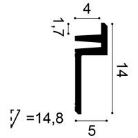 C382 ORAC Indirect lighting Purotouch L200 x H14 x L5 cm ORAC DECOR 3 - Cimaise Tableau 