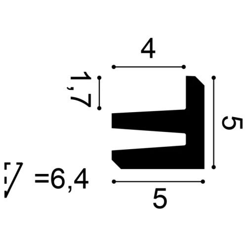 C380 Illuminazione indiretta Purotouch L200 x H5 x L5 cm ORAC DECOR 3 - Cornice per quadri