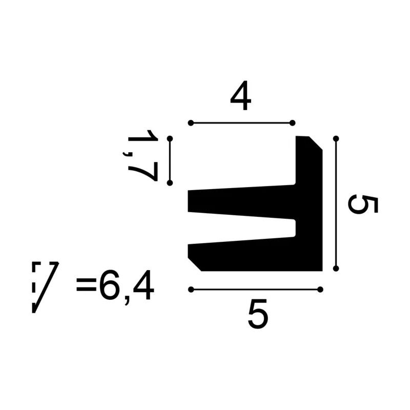 C380 Illuminazione indiretta Purotouch L200 x H5 x L5 cm ORAC DECOR 3 - Cornice per quadri