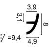 C373F ORAC Iluminación indirecta flexible Flexible L200 x H8 x L5 cm ORAC DECOR 3 - Cimaise Tableau 