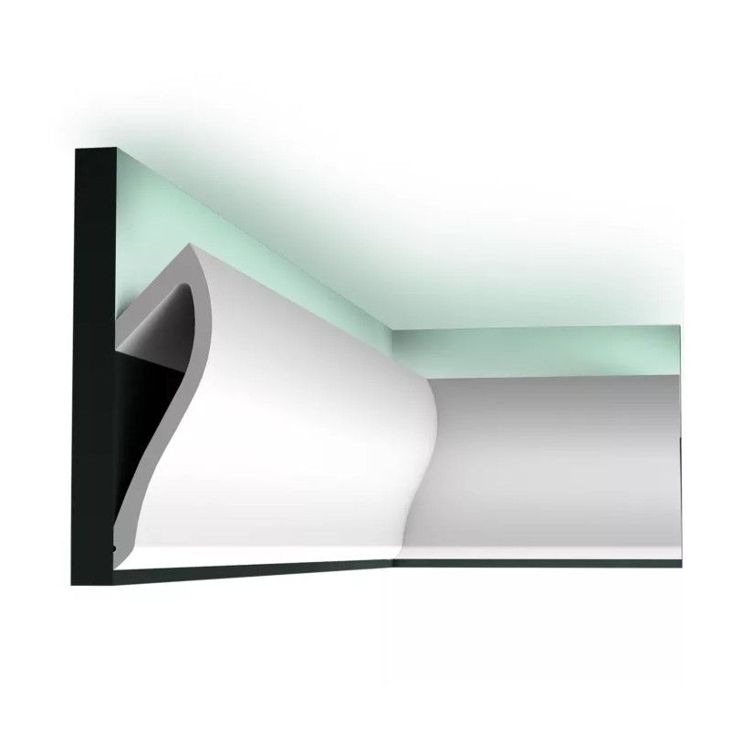 C371 Illuminazione indiretta Purotouch L200 x H18,5 x L5,8 cm ORAC DECOR 4 - Cimasa per quadri