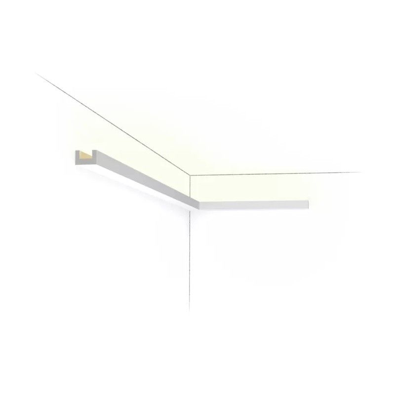 CX190 ORAC Profil multifonctionnel Durofoam L200 x H2 x L3 cm ORAC DECOR 1 - Cimaise Tableau