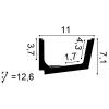 C357 ORAC Iluminación indirecta Purotouch L200 x H7.1 x L11 cm ORAC DECOR 3 - Cimaise Tableau 