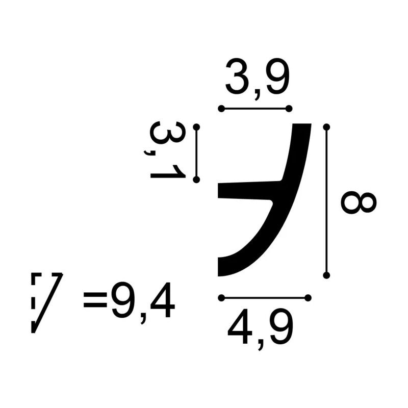 C373 ORAC Iluminación indirecta Purotouch L200 x H8 x L5 cm ORAC DECOR 3 - Cimaise Tableau 