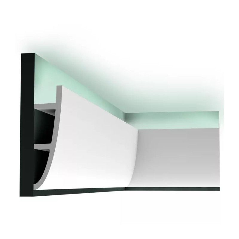 C374 Illuminazione indiretta Purotouch L200 x H18 x L5 cm ORAC DECOR 4 - Cornice per quadri