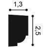P9050F ORAC Cornice flessibile Durofoam L200 x H2,5 x L1,3 cm ORAC DECOR 4 - Cimaise Tableau 