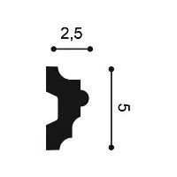 P9040 ORAC Imagen Durofoam L200 x H5 x L2.5 cm ORAC DECOR 3 - Cimaise Tableau 