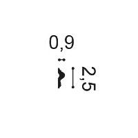 PX209F ORAC Cornice flessibile Flex L200 x H1 x L1,8 cm ORAC DECOR 3 - Cornice per quadri