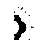 PX120F ORAC Cimaise flexible Flex L200 x H4 x L1,9 cm ORAC DECOR 3 - Cimaise Tableau