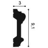 P9010F ORAC Durofoam flexible Bilderleiste L200 x H9,1 x B3 cm ORAC DECOR 3 - Cimaise Tableau 
