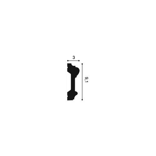 P9010F ORAC Escala flexible Durofoam L200 x H9.1 x L3 cm ORAC DECOR 3 - Cimaise Tableau
